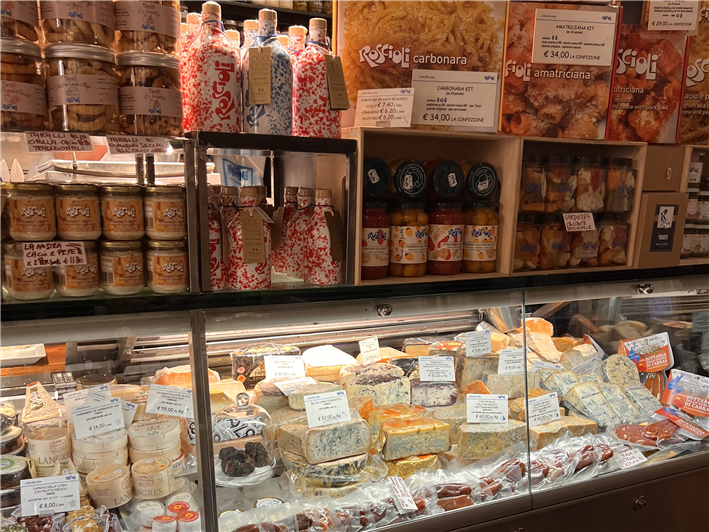 cheese display